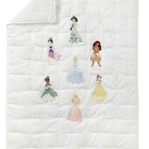 NWT/HTF Pottery Barn Kids Disney Enchanted Princess twin quilt.